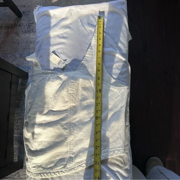 Pilcro by Anthropologie White Cotton Linen Corset Tank Top NWT Size 3X Plus - Picture 12 of 14